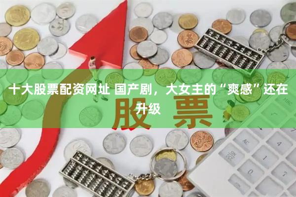 十大股票配资网址 国产剧,大女主的“爽感”还在升级